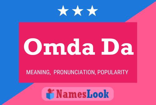 Omda Da Name Poster