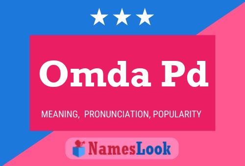 Omda Pd Name Poster