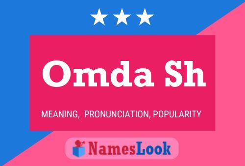 Omda Sh Name Poster