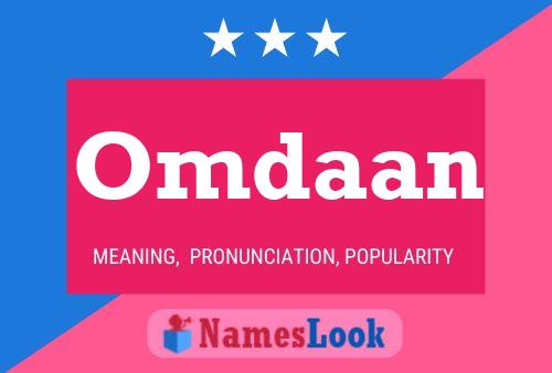 Omdaan Name Poster