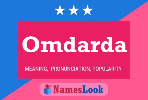 Omdarda Name Poster