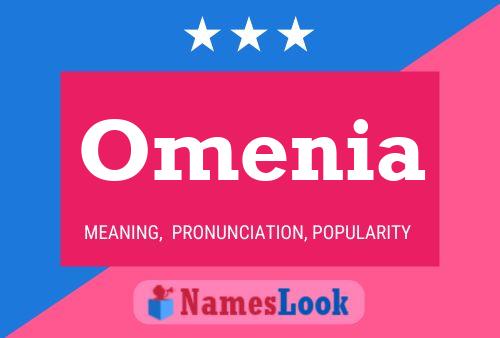 Omenia Name Poster