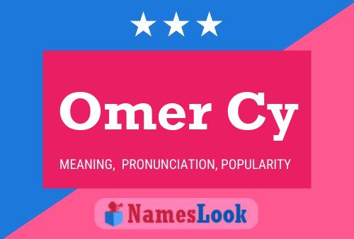 Omer Cy Name Poster