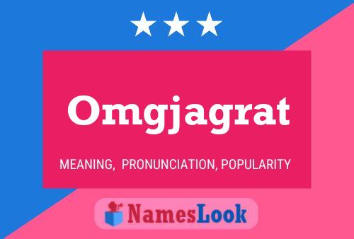 Omgjagrat Name Poster