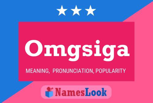 Omgsiga Name Poster