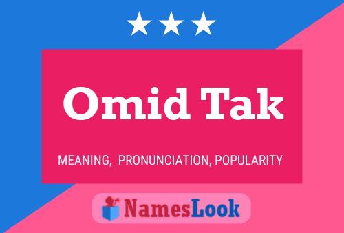 Omid Tak Name Poster