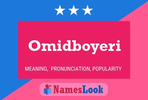 Omidboyeri Name Poster