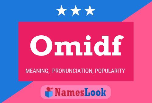 Omidf Name Poster