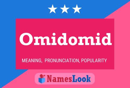 Omidomid Name Poster