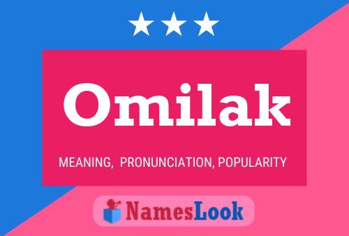 Omilak Name Poster