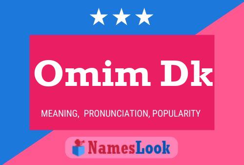 Omim Dk Name Poster