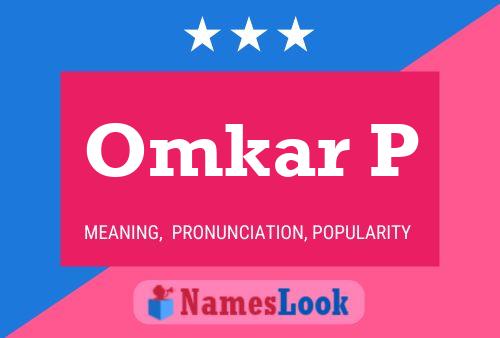 Omkar P Name Poster