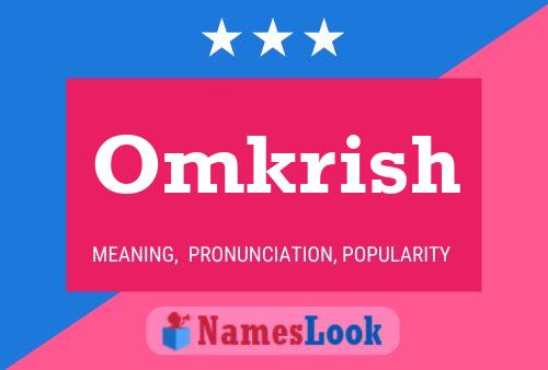 Omkrish Name Poster