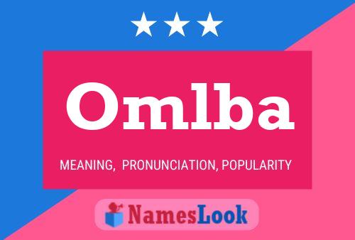 Omlba Name Poster