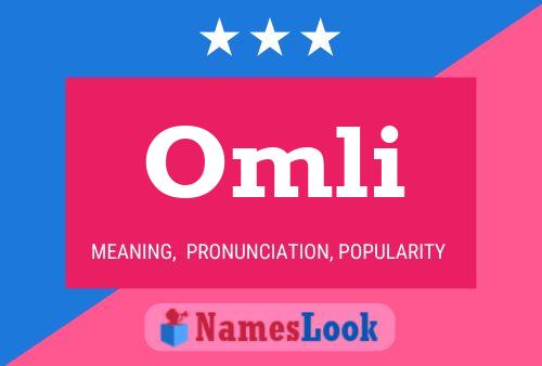 Omli Name Poster