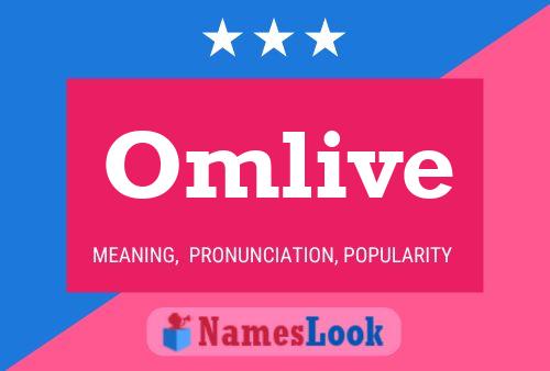 Omlive Name Poster