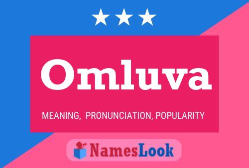 Omluva Name Poster