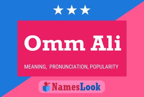 Omm Ali Name Poster