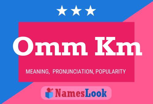 Omm Km Name Poster