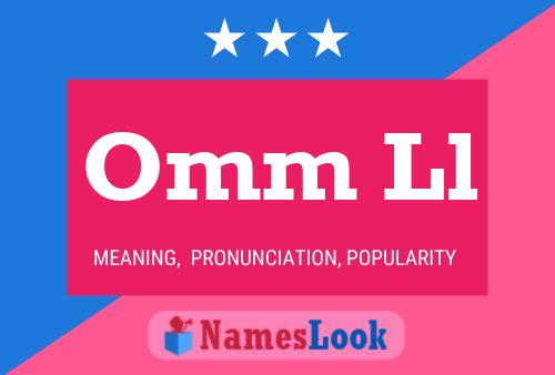 Omm Ll Name Poster