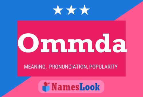 Ommda Name Poster