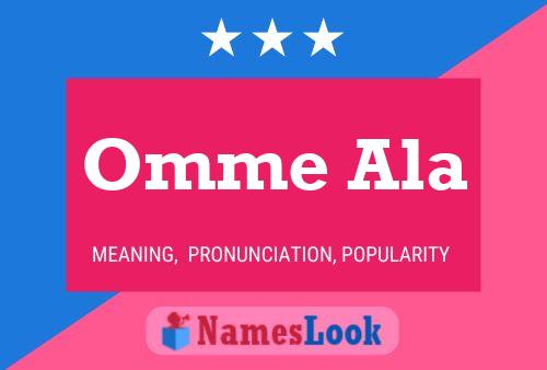 Omme Ala Name Poster