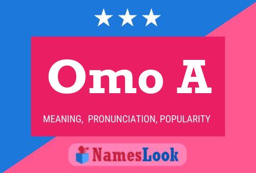 Omo A Name Poster