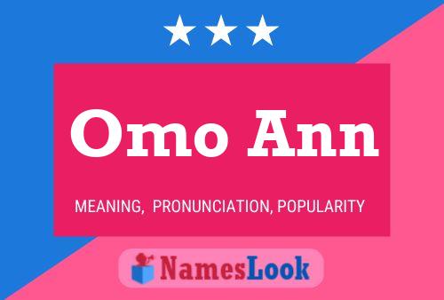 Omo Ann Name Poster