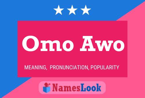 Omo Awo Name Poster