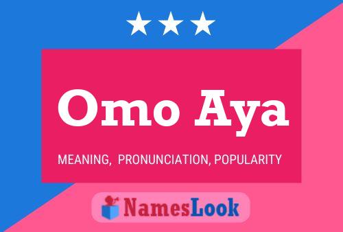 Omo Aya Name Poster