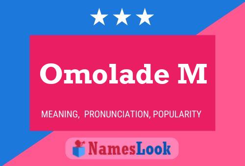 Omolade M Name Poster