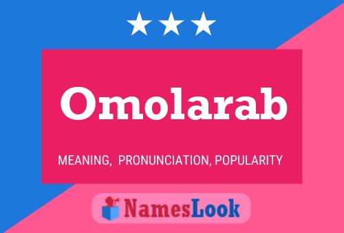 Omolarab Name Poster