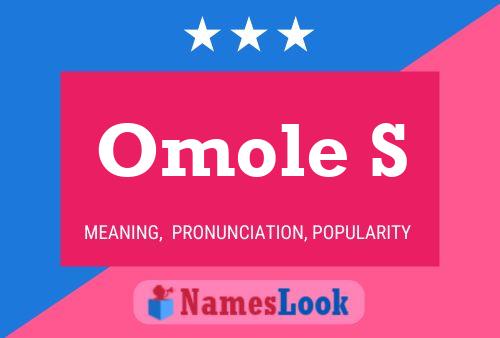 Omole S Name Poster