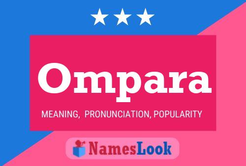 Ompara Name Poster