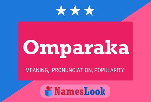 Omparaka Name Poster