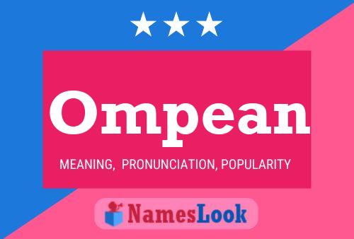 Ompean Name Poster