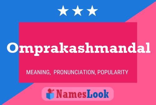 Omprakashmandal Name Poster