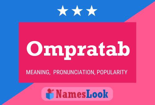 Ompratab Name Poster