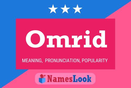 Omrid Name Poster