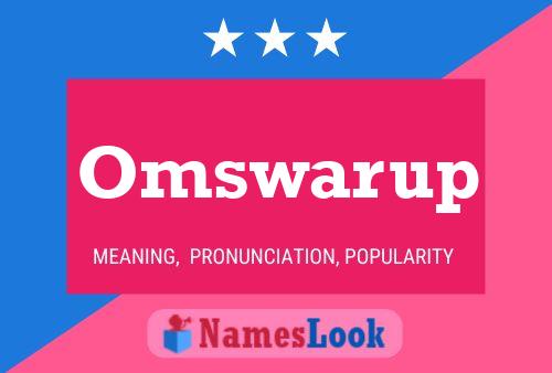 Omswarup Name Poster