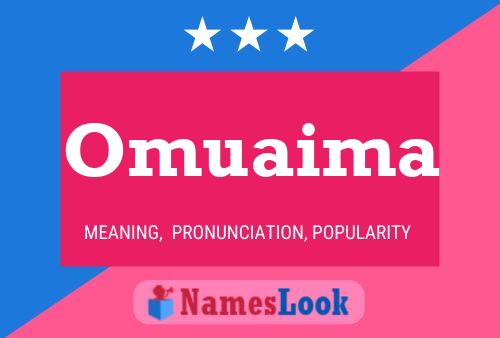 Omuaima Name Poster