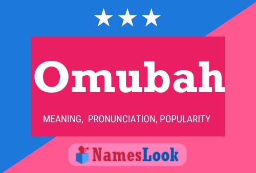 Omubah Name Poster