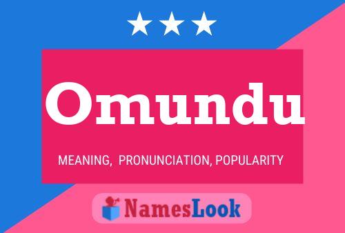 Omundu Name Poster