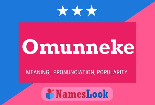 Omunneke Name Poster