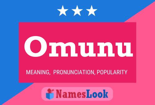 Omunu Name Poster