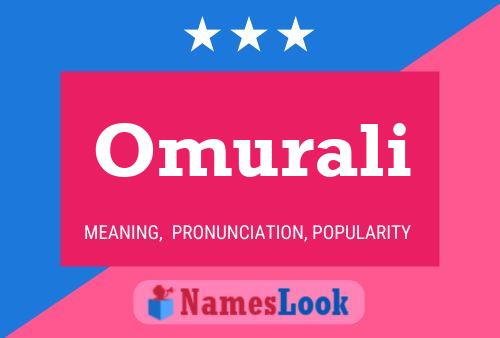 Omurali Name Poster