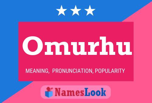 Omurhu Name Poster