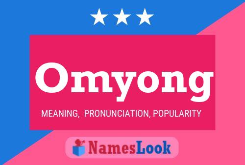 Omyong Name Poster