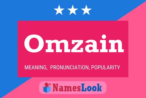 Omzain Name Poster