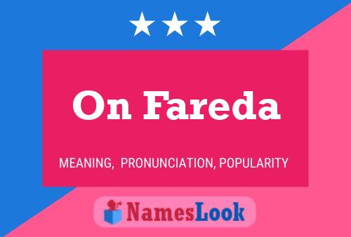 On Fareda Name Poster